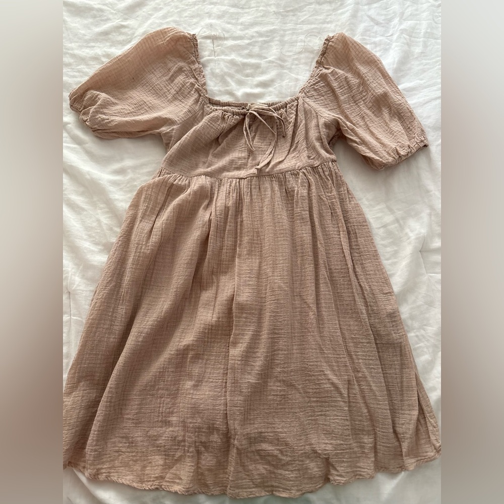 Tan Dress